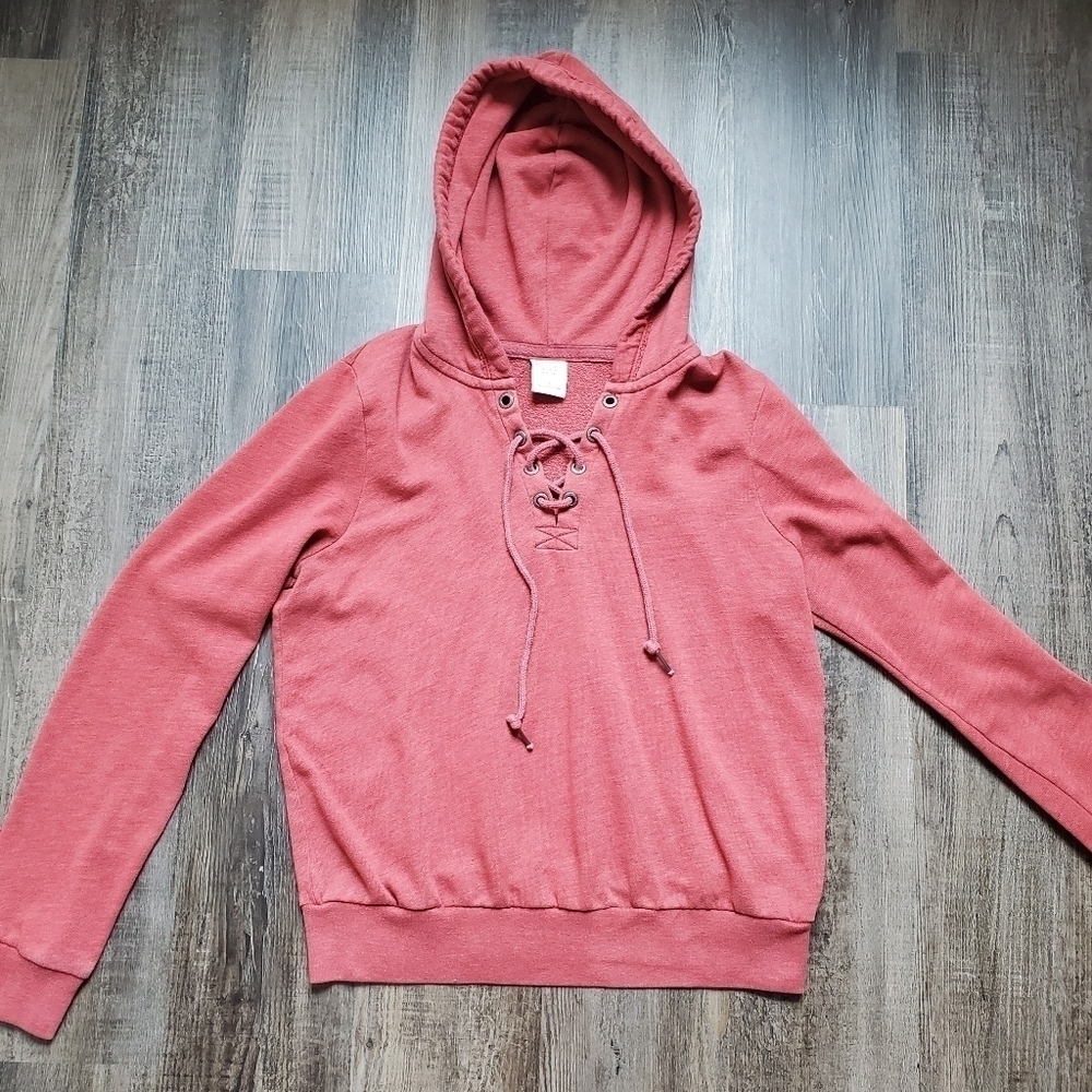 Abercrombie & Fitch Lace Up Hoodie